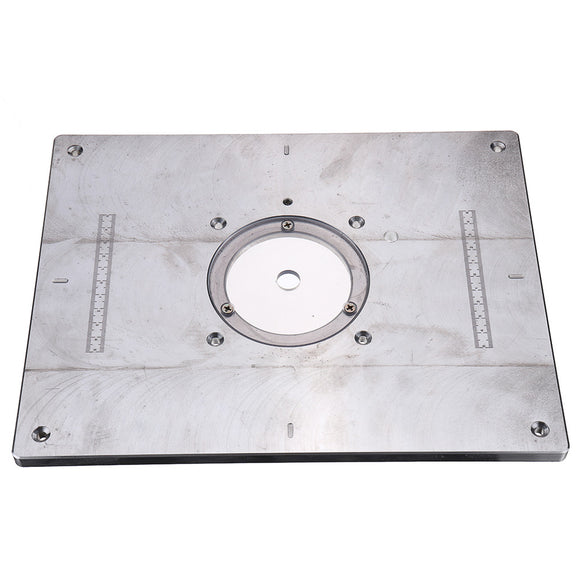 235x300x8mm Aluminum Router Table Insert Plate For Woodworking Engraving Machine