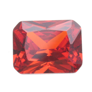 8x10mm Red Gemstones Artificial Zircon Jewelry DIY Making Loose Gemstone Decoration