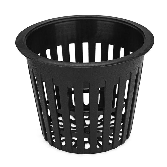 10Pcs  Black Mesh Net Hydroponic Aeroponic Flower Container Plant Grow Pot Cup Planting Baskets