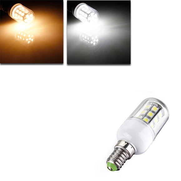 E14 LED Bulbs 12V 3W 27 SMD 5050 White/Warm White Corn Light