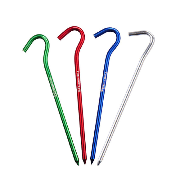 Naturehike NH15A008-I 8Pcs 16cm Tent Pegs 7001 Aluminium Alloy Camping Nails Stake