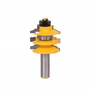 1/2 Shank Rail & Stile Ogee Router Bit Stacked Cutting Tenon Milling Cutter for Wood Tools Woodworking"