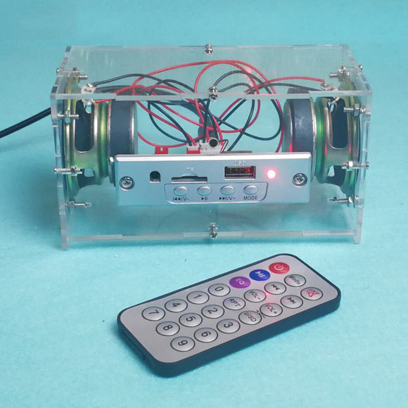 DIY 3W Mini Bluetooth Speaker Kit MP3 Music Power Amplifier Audio Electronic Production Kit