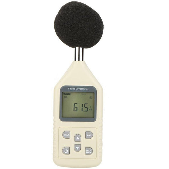 GM1358 Digital Sound Level Meter Portable LCD Screen Noise Tester 30-130dBA/35~130dBC