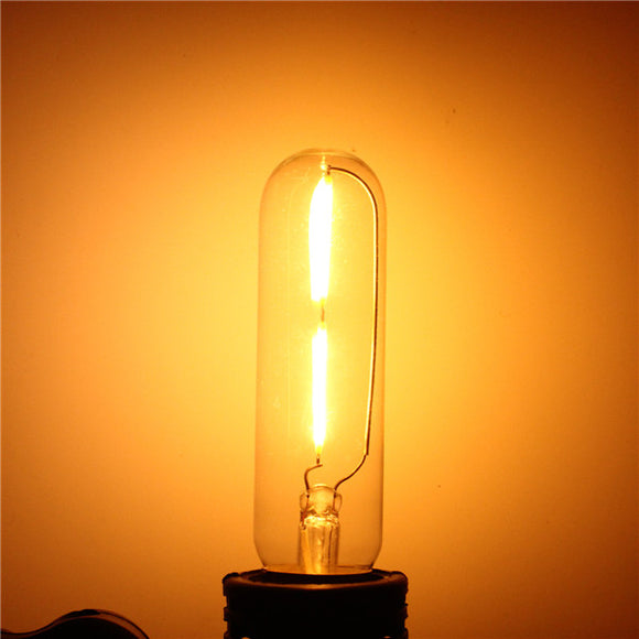 E27 T10 2W LED COB Filament Light Bulb Edison Vintage Retro Lamp AC 220V