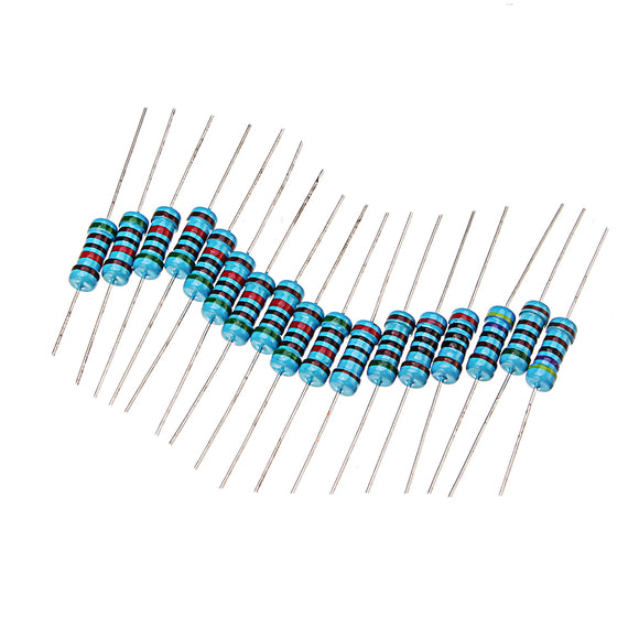 300pcs 1% 1W 10 Ohm-1M Ohm Metal Film Resistor Assorted Kit 30Values Each 10pcs