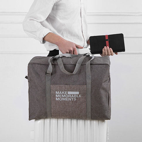 Large Capacity Women Folding Travel Bag Unisex Luggage Travel Handbags Polyester Storage Bag