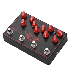 MOSKY RED FOX 4 in 1 Electric Guitar Effects Pedal with Delay Chorus Loop Overdrive