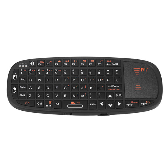 Rii i10BT bluetooth 2.4G Wireless Mini Keyboard Touchpad Air Mouse Laser Pointer Presenter