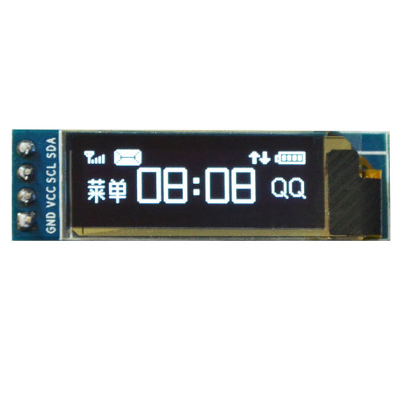 0.91 Inch OLED Display Module 12832 LCD Screen IIC I2C Serial Port For Arduino