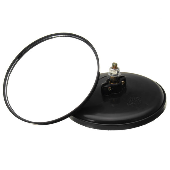 Pair Electric Scooter Round Rear View Mirror Motorcycle Reflector Convex 12cm 15.5cm Universal