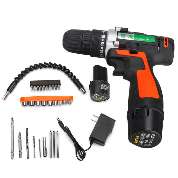 Cordless Drill Driver Drill Power Driver Screwdriver Electric Screwdriver With Li-Ion Battery