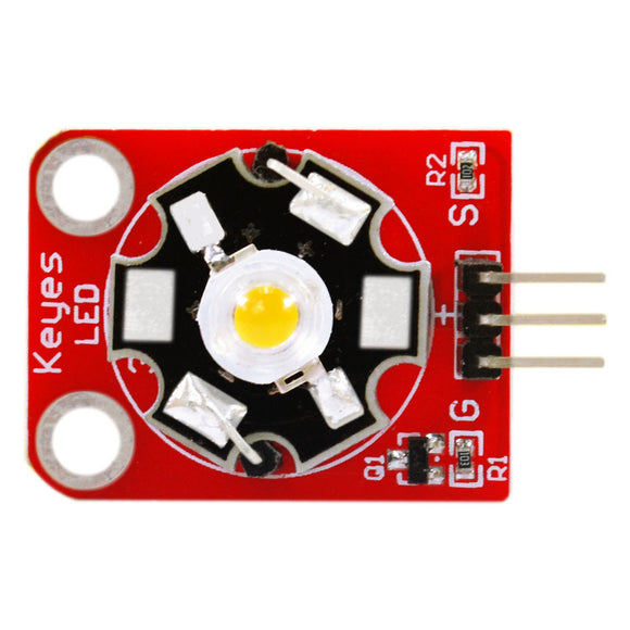 Keyes Brick 3W LED Module with Anti Reverse Plug Interface Terminal