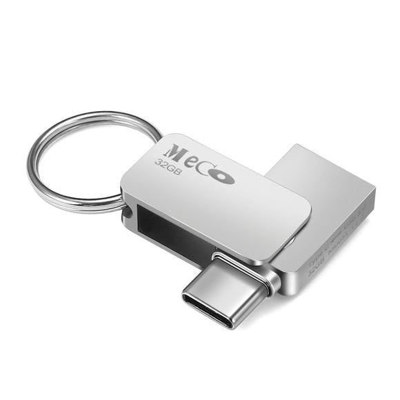 MECO 32GB 2 In 1 USB And Type-C USB Flash Drive Pen Drive With OTG Function