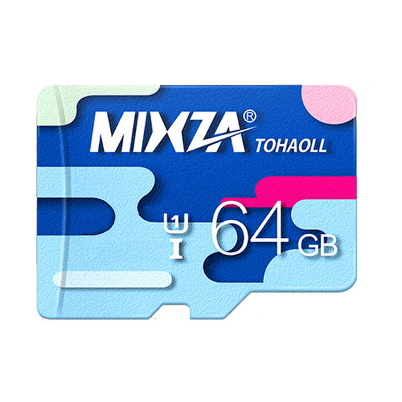 MIXZA Colorful Edition 64GB TF Micro Memory Card for Digital Camera TV Box MP3 Smartphone