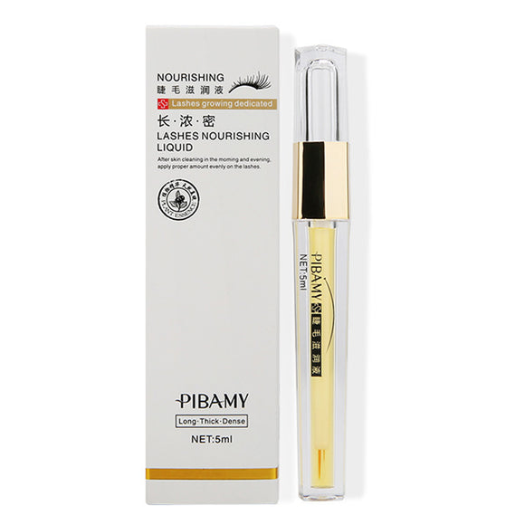 PIBAMY Eyelash Growth Liquid Treatments Thicker Lengthening Eyebrow Enhancer Serum 5ml