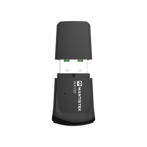 Original MantisTek WA150 150Mbps USB WiFi Network Card + Bluetooth 4.0 Dongle Adapter