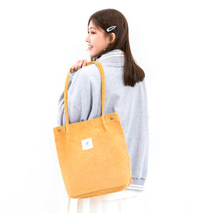 IPRee Woman Canvas Tote Handbag Large Capacity Shoulder Shopping Bag Outdoor Travel