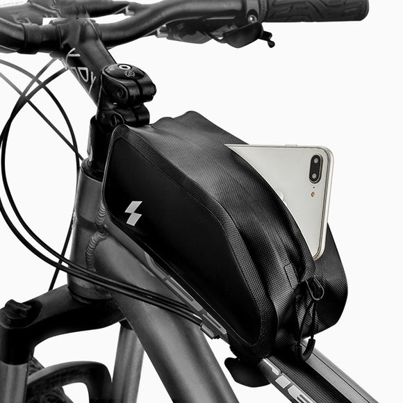 SAHOO 1L 420D Nylon 100% Waterproof Bike Bags Cycling MTB Mountain Road Bike Top Tube Frame Bag