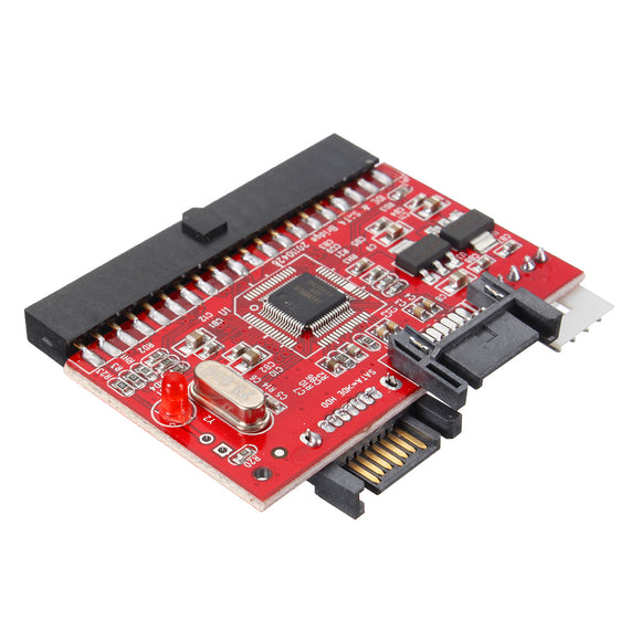 Bidirectional SATA to IDE Adapter IDE to SATA Hard Drive Converter Card with Sata Cable Power Cable