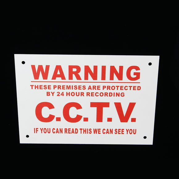 Camera Warning Sign A5 24 Hour CCTV We Can See You Metal Sticker Security Safety Sign