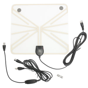 50 Miles Range Signal USB Digital Indoor TV Antenna 1080P Amplified HDTV Clear