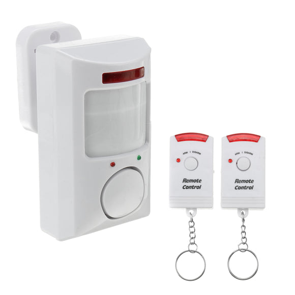 2 In 1 Motion Wireless Security Alarm and Chime & Remote Control+Holder