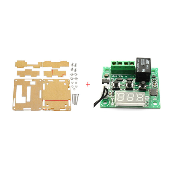 Geekcreit W1209 DC 12V -50 to +110 Temperature Control Switch Thermostat Thermometer With Case