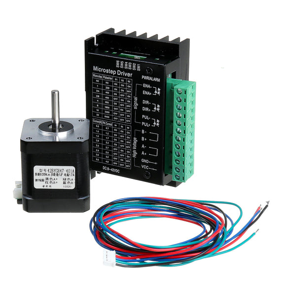 24V 42MM Digital Stepper Motor with Driver 0.55Nm Board Kit For 3D Printer CNC Part