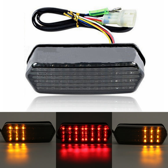 Motorcycle Integrated LED Turn Signal Brake Tail Light Smoke For Honda Grom 125 MSX 14-16