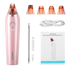 Xpreen Electric Vacuum Suction Blackhead Cleanser Facial Skin Care Pore Acne Remover Eliminator Kit