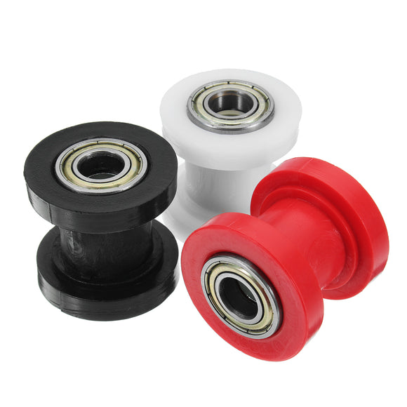 10mm Chain Roller Slider Tensioner Wheel Guide For Pit Dirt Mini Bike Motorcycle Black/Red/White