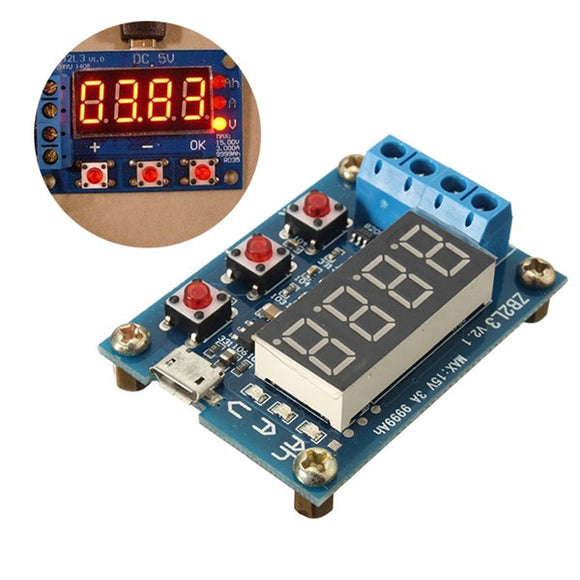 ZB2L3 Battery Capacity Tester External Load Discharge Type Module