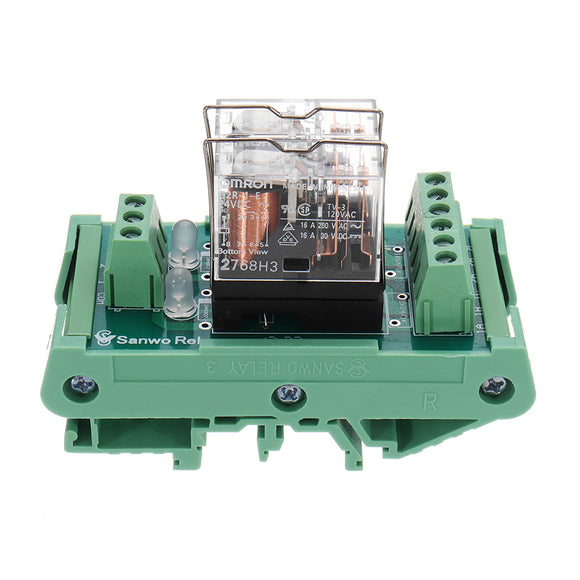 TKG2R-1E-K224 2 Channel Relay Module PLC Amplification Board Controller With Indicator Light DC 12V