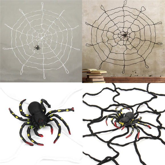 Halloween Party Home Decoration Large Spider Web Honor Props Toys For Kids Children Gift