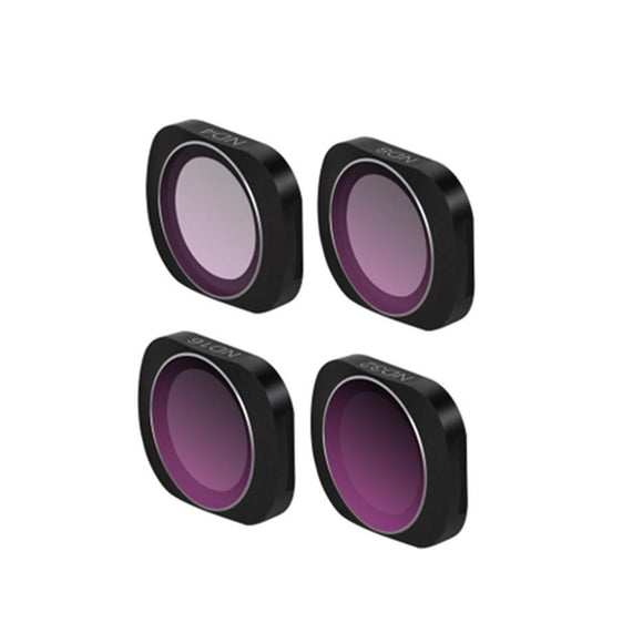 4pcs ND4+ND8+ND16+ND32 Filter Set Lens Filter for DJI OSMO POCKET Gimbal Camera