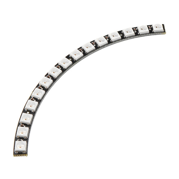 Duinopeak 5V 60 Bit WS2812 5050 RGB LED Smart Full Color RGB Quarter Light Circle Board