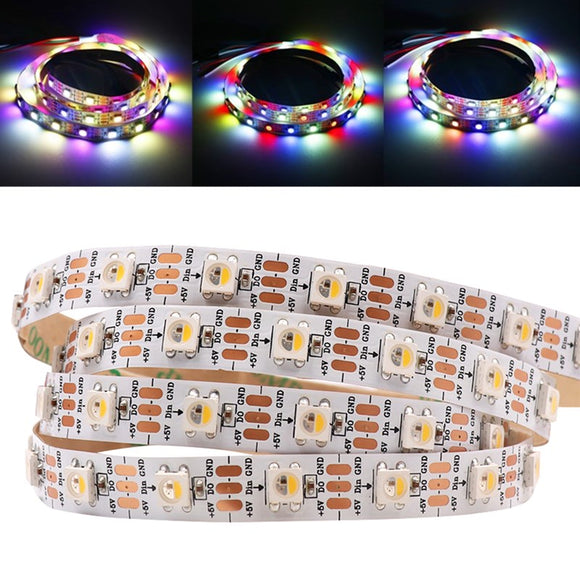 1M 5M WS2812B 5 Pins RGBW RGBWW 4 IN 1 LED Strip Light Non-Waterproof DC5V