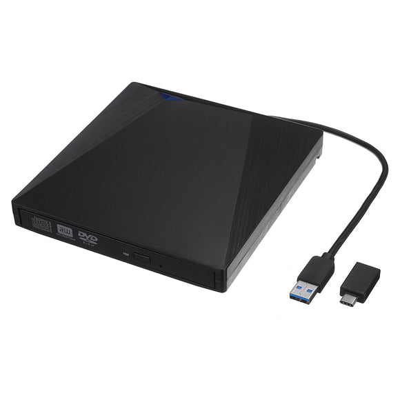 USB3.0 High-speed External CD DVD Drive Portable BD CD DVD Burner Driver Recorder for Mac Windows Laptop PC