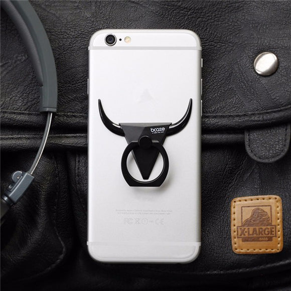 Bcase Bull Mobile Ring Holder 360 Degree Rotation Anti-drop Phone Stand for iPhone Samsung Xiaomi