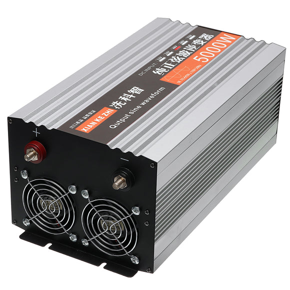 5000W 60Hz Pure Sine Wave Inverter Dual LED Display Power Inverter 12V/24/48/ DC To 220V AC Converter