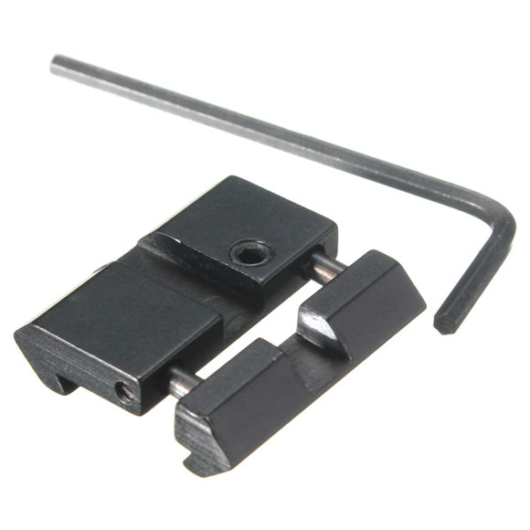 Dovetail to Weaver Picatinny Adapter Snap In Rail Adapter 11 to 22mm