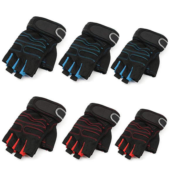 Training Fitness Weight lifting Polyester Gloves Hand Palm Guard Protector Wrist Wrap Supports