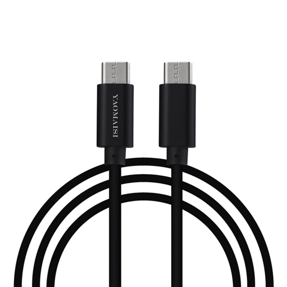 YAOMAISI Type C To Type C Fast Data Sync Charging Cable 1m For OnePlus 5 Xiaomi Mi6 Mix 2 Note 8