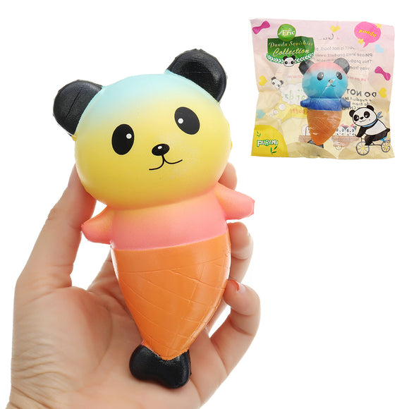 PURAMI Panda Squishy 16cm Slow Rising With Packaging Collection Gift Soft Toy