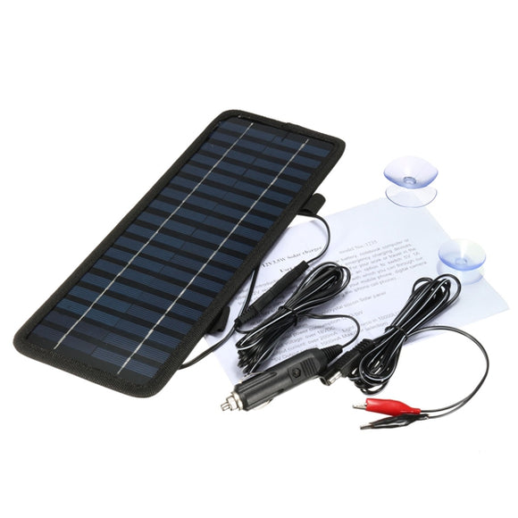 3.5W 12V Portable Mono Solar Panel Battery Power Charger For Car Boat