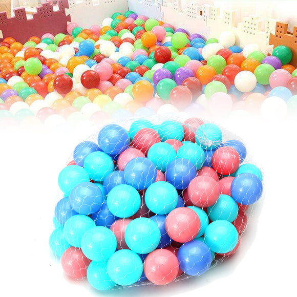 100Pcs Colorful Ball Soft Plastic Ocean Ball Baby Kid Swim Pool Pit Toy