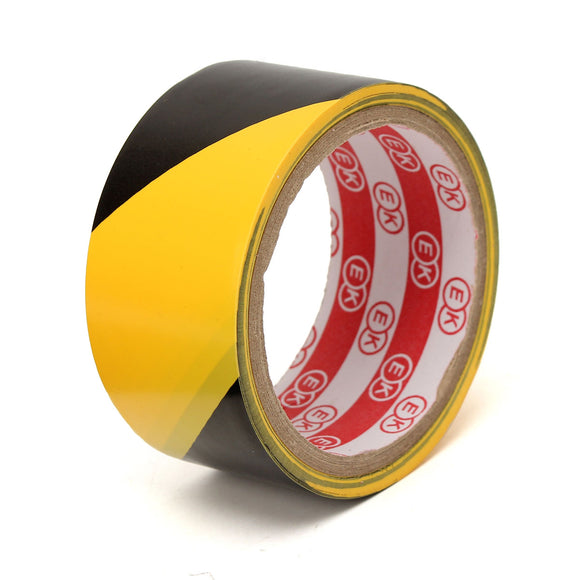 45mm Black and Yellow Self Adhesive Hazard Warning Safety Tape Marking Safety Car Warning Sticker