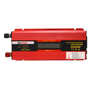 XUYUAN Solar Power Inverter Peak 2000W 24V To 110V/220V LCD Inverter
