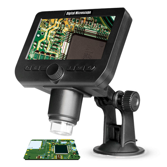 DROW 1000X 200W Pixel 4.3inch LCD Display 18000mAh Wifi Microscope with LED Light